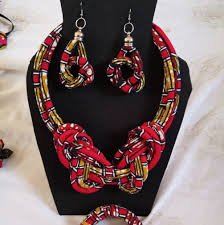 African Print Jewelry Set