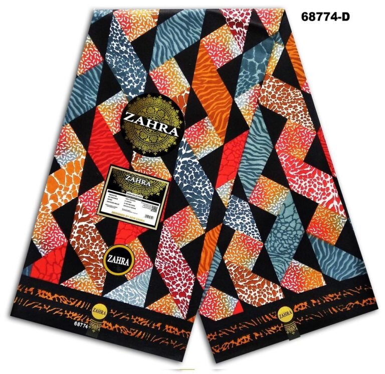 Zahra Multicolor African Print Fabric