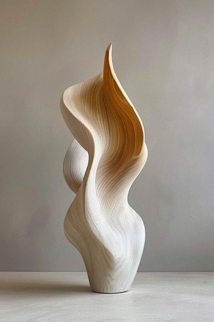Abstract Wooden Sculpture