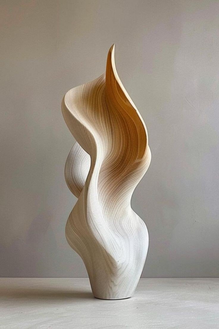 Abstract Wooden Sculpture