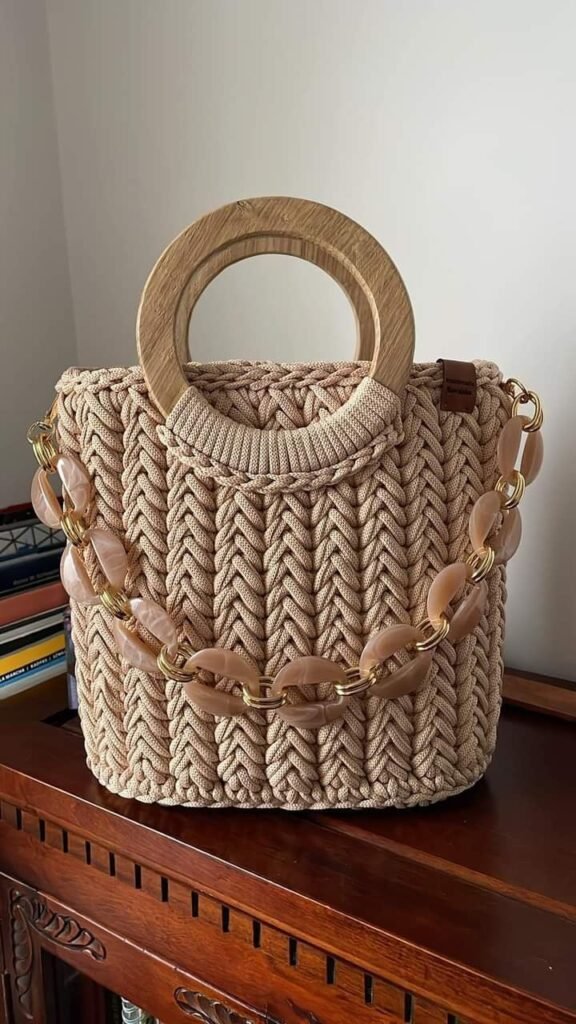 Handwoven Straw Tote Bag