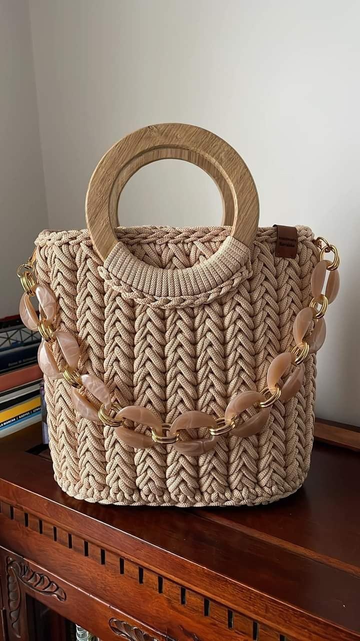 Handwoven Straw Tote Bag