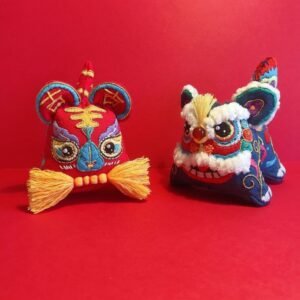 Handcrafted Chinese Lion Dance Dolls