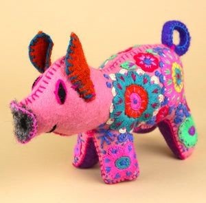 Handmade Felt Pig